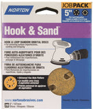 NORTON 49212 Sanding Disc, 5 in Dia, Coated, P150 Grit, Fine, Aluminum Oxide Abrasive, C-Weight Paper Backing