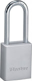 Master Lock 570DLHPF Padlock, Keyed Alike Key, 9/32 in Dia Shackle, 2 in H Shackle, Steel Shackle, Aluminum Body