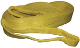 S-Line 20-EE2-9804X12 Lifting Sling, 4 in W, 12 ft L, 2-Ply, 11,000 lb Vertical Hitch, Polyester, Gray