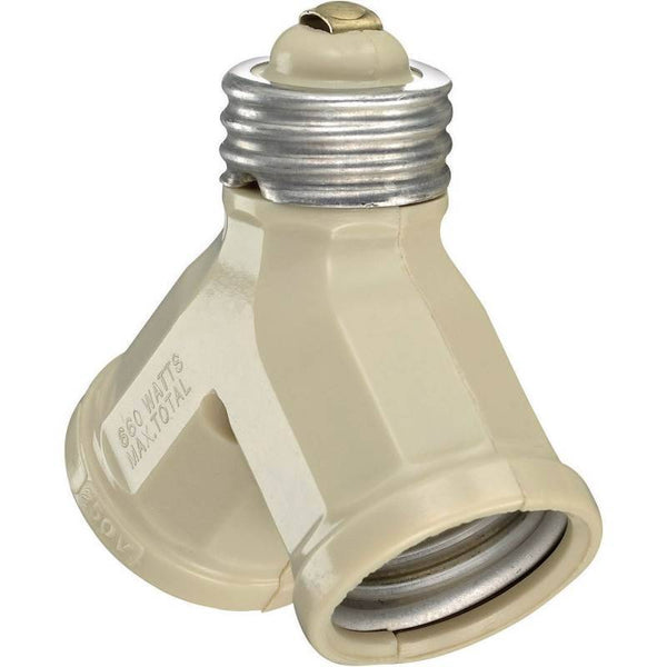 Leviton 006-00128-00I Adapter, 660 W, Ivory