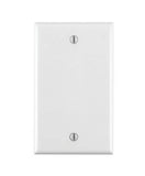 Leviton 001-88014-000 Wallplate, 4-1/2 in L, 2-3/4 in W, 0.22 in Thick, 1 -Gang, Thermoset Plastic, White, Smooth