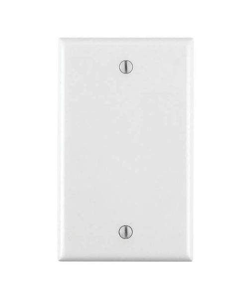 Leviton 001-88014-000 Wallplate, 4-1/2 in L, 2-3/4 in W, 0.22 in Thick, 1 -Gang, Thermoset Plastic, White, Smooth