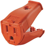 Leviton 003-3W102-00R Hinged Connector, 2 -Pole, 15 A, 125 V, Orange