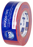IPG 4379PL Masking Tape, 60 yd L, 2 in W, Polyethylene Backing, Red