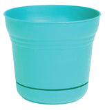 Bloem SP1227 Saturn Planter, 12.3 in W, Bell, Plastic, Calypso, Matte