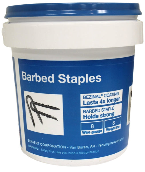 BEKAERT 658132/187244 Double Barbed Fence Staple, 1-3/4 in, 8 Gauge