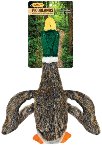 RUFFIN'IT 16266 Dog Toy, L, Mallard