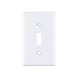 Leviton M56-78001-TMP Wallplate, 4-1/2 in L, 2-3/4 in W, 1 -Gang, Thermoset, Light Almond, Smooth