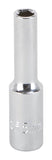 Vulcan MT6487802 Drive Socket, 5 mm Socket, 1/4 in Drive, 6-Point, Chrome Vanadium Steel, Chrome