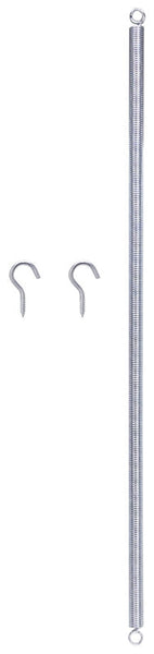 ProSource LR1013L Door Spring, 23/64 in Dia, 16 in L, Steel, Zinc
