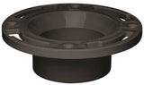 Oatey 43502 Closet Flange, 3, 4 in Connection, ABS, Black, For: 3 in, 4 in Pipes