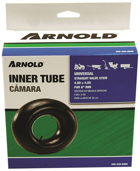 ARNOLD 490-328-0006 Wheelbarrow Inner Tube, 16 in, For: 8 in Rim, 4.80 x 4 in Tire