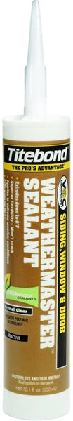 Titebond WeatherMaster 44001 Sealant, White, -75 to 300 deg F, 10.1 oz Cartridge