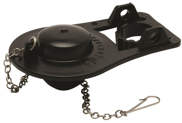 FLUIDMASTER 503 Toilet Flapper, Black, For: 2 in Flush Valves with or without Mount Ears, 3.5 gpf or Larger