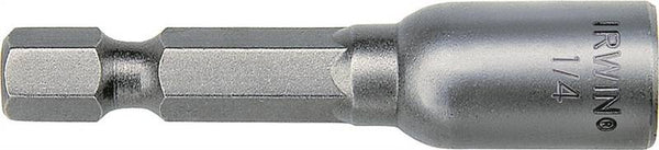 IRWIN 3547321C Nutsetter, 5/16 in Drive, Lobular Drive, 1-7/8 in L, 1/4 in L Shank, Hex Shank