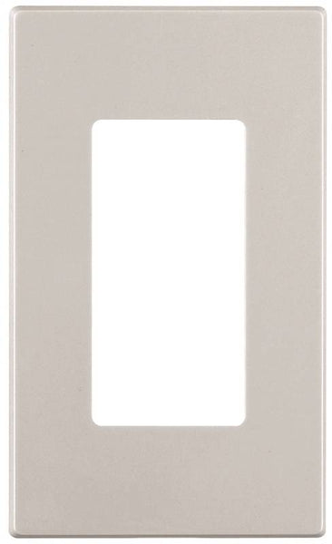 Leviton C42-80301-00W Wallplate, 4.61 in L, 2-3/4 in W, 1 -Gang, Polycarbonate, White