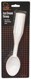 CHEF CRAFT 20746 Ice Cream Scoop, 7-1/2 in L, Plastic, White