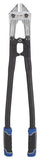 Vulcan JL-WD-0624 Bolt Cutter, 8 mm Cutting Capacity, Chrome-Molybdenum Steel Jaw, 24 in OAL, Black/Blue Handle