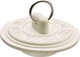 Plumb Pak Duo Fit Series PP22003 Drain Stopper, Rubber, White, For: 1 to 1-3/8 in Sink