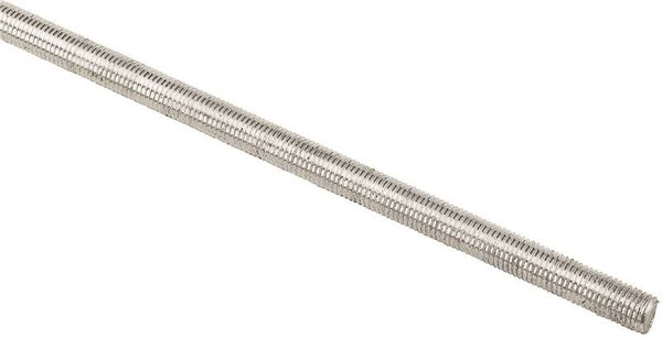Stanley Hardware N218-289 Threaded Rod, 5/16-24 Thread, 36 in L, Steel, Zinc, UNF Thread