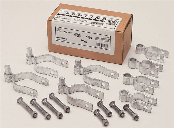 Stephens Pipe & Steel HD07120RP Gate Hardware Kit, Double-Drive, For: Chain Link Gate