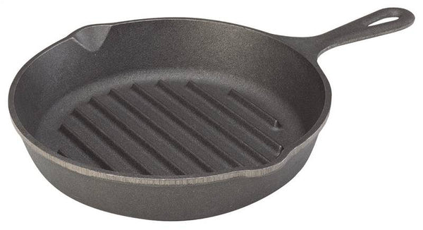 Lodge L8GP3 Griddle Pan, 10.313 in Dia, Cast Iron, Black, Round