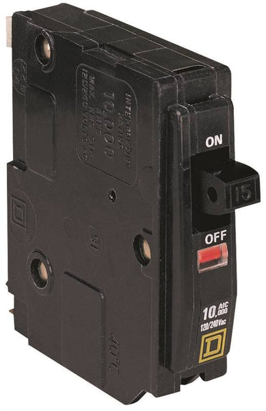 Square D QO QO130CP Circuit Breaker, Mini, 30 A, 1 -Pole, 120/240 VAC, 48 VDC, Fixed Trip, Plug Mounting