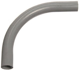 Carlon UB9AH-CAR Conduit Elbow, 90 deg Angle, PVC, Gray