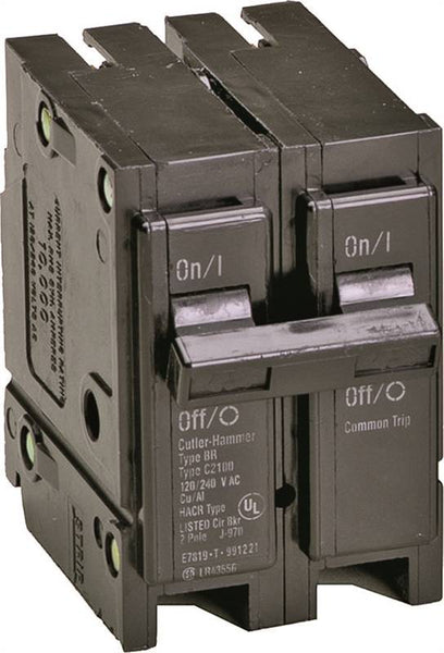 Cutler-Hammer BR270 Circuit Breaker, Mini, Type BR, 70 A, 2 -Pole, 120/240 V, Plug Mounting