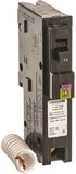 Square D HOM115DFC Circuit Breaker, Dual Function, Mini, 15 A, 1 -Pole, 120 V, Plug Mounting