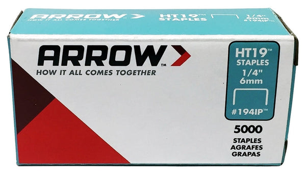 Arrow 1941IP Crown Staple, 1/4 in W Crown