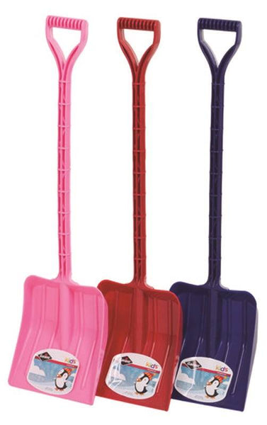 GARANT GKPS09D12 Kids Snow Shovel, 9 in W Blade, 10-3/8 in L Blade, Square point Blade, Polyethylene Blade, 38 OAL