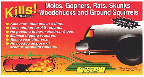 MANNING PRODUCTS UE-12 Rodent Exterminator, Underground