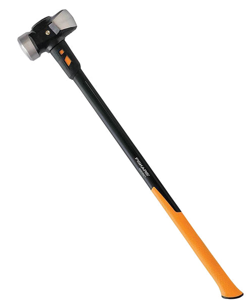 FISKARS IsoCore Series 750610-1001 Hammer, 8 lb Head, Sledge, Steel Head