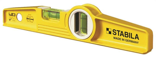 Stabila 25100 Torpedo Level, 10 in L, 2-Vial, Magnetic, Aluminum