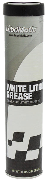 Lubrimatic 11354 Lithium Grease, 14 oz Cartridge, White