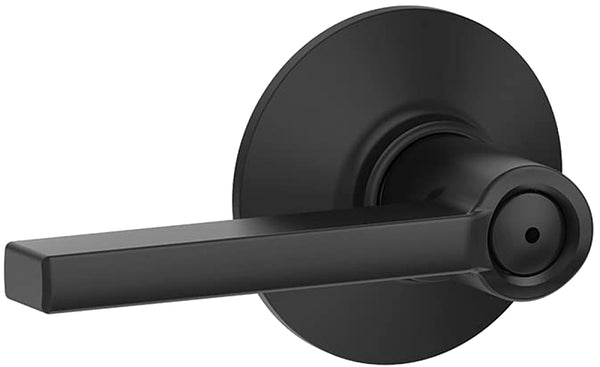 Schlage F Series F40VLAT622 Door Lever, Zinc, Matte Black