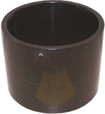 CANPLAS 103004RBC Repair Pipe Coupling, 4 in, Hub, ABS, Black, 40 Schedule