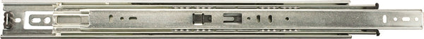 Knape & Vogt 8400P 12 Drawer Slide, 100 lb, 12 in L Rail, 1/2 in W Rail, Anochrome