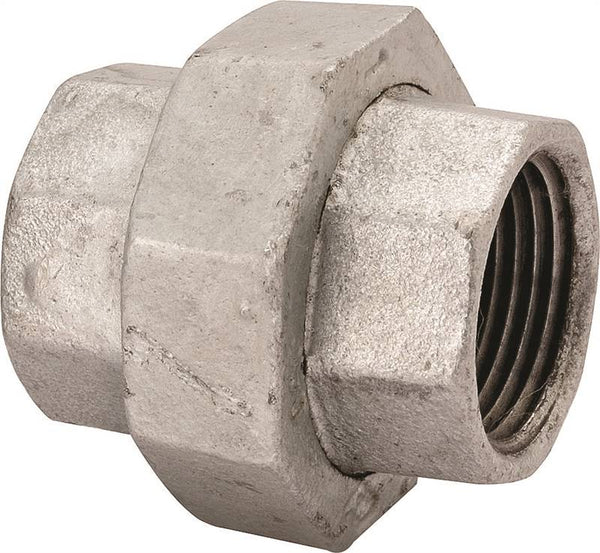 ProSource 34B-1/2G Pipe Union, 1/2 in, Threaded, Malleable Iron, 40 Schedule, 300 psi Pressure