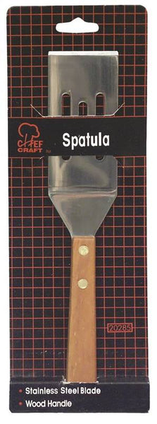 CHEF CRAFT 20285 Slotted Cookie Spatula, Stainless Steel Blade, Brown