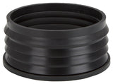 ProSource Hub Donut, 4 in x 4 in, Compression, PVC, Black