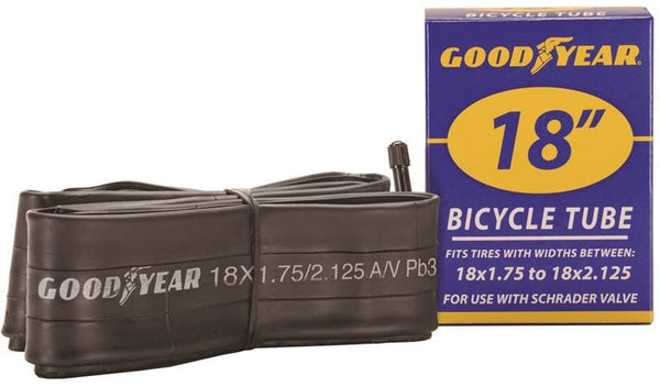 KENT 91076 Bicycle Tube, Black, For: 18 x 1-3/4 in to 2-1/8 in W Bicycle Tires