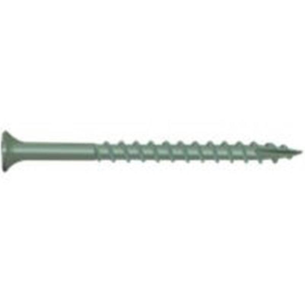 CAMO 0341109 Deck Screw, #8 Thread, 1-5/8 in L, Bugle Head, Star Drive, Type 17 Slash Point, Carbon Steel