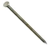ProFIT 0054262 Finishing Nail, 8 in L, Carbon Steel, Hot-Dipped Galvanized, Flat Head, Round Shank, 50 lb