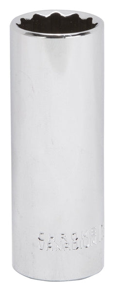 Vulcan MT6528541 Drive Socket, 13/16 in Socket, 1/2 in Drive, 12-Point, Chrome Vanadium Steel, Chrome