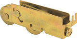 Prime-Line D 1551 Roller Assembly, 1-1/8 in Dia Roller, 5/16 in W Roller, Steel, 2-Roller, C-Tab Mounting