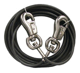 Boss Pet PDQ Q684000099 Super Beast Tie-Out, 40 ft L Belt/Cable, For: Dogs Up to 125 lb