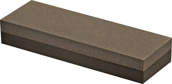 NORTON 85440 Benchstone, 4 in L, 1-3/4 in W, 5/8 in Thick, Coarse/Fine, Silicone Carbide Abrasive