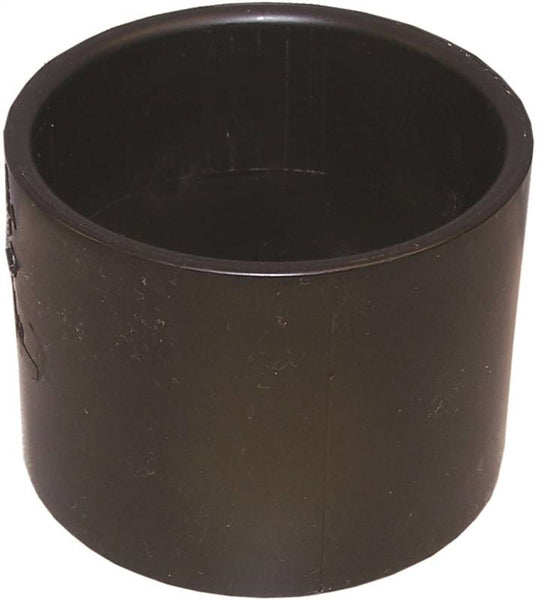 CANPLAS 103003RBC Repair Pipe Coupling, 3 in, Hub, ABS, Black, 40 Schedule